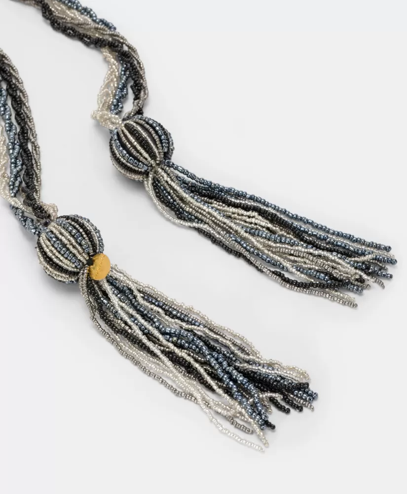 BIJOUX WAKAME CON PERLINE O PERLE-GRIGIO MULTICOLORE-Momoni Best Sale