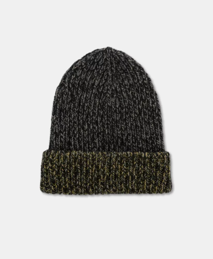 CAPPELLO ZIGOLO MOULINE COLOR BLOCK-MULTICOLORE VERDE-Momoni Outlet